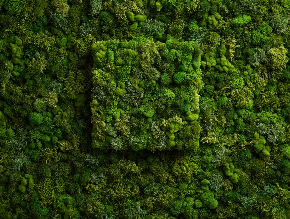 flat moss panel