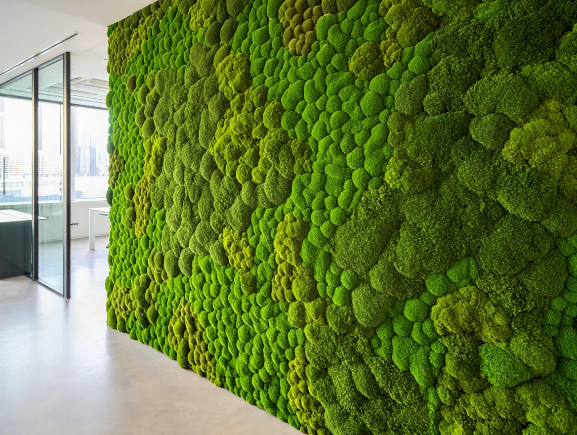 moss wall acoustic benefits